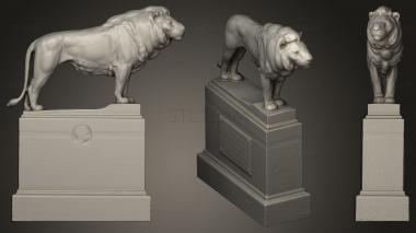 3D model Lew August Gaul (STL)